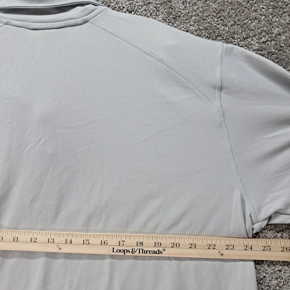 The North‎ Face Mens Gray Short Sleeve Polo Shirt Performance Active Golf Hiking